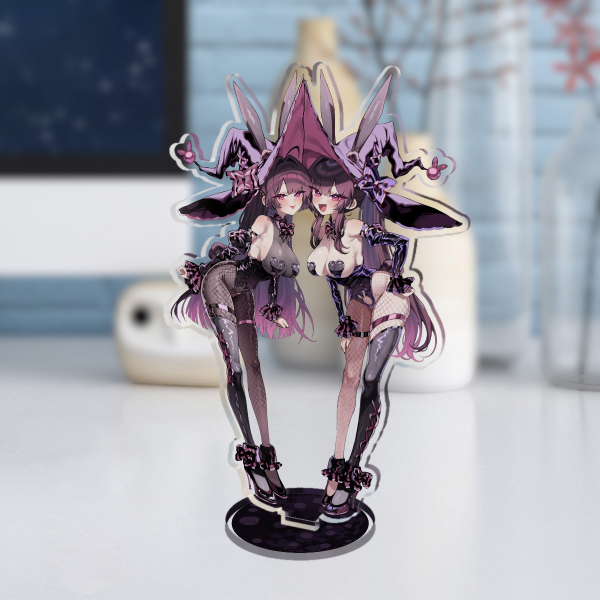 Dark Bunny Twins Standee