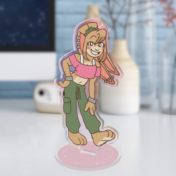 Idol Bunny Girl Clear Acrylic Standees