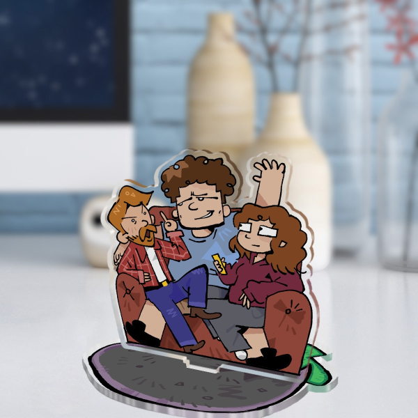 3 Heros Couch Standee