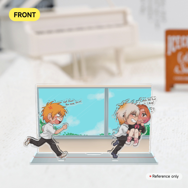 Ichigo Kurosaki, Orihime Inoue and ogihcI ikasoruK (White human) - Acrylic Standees