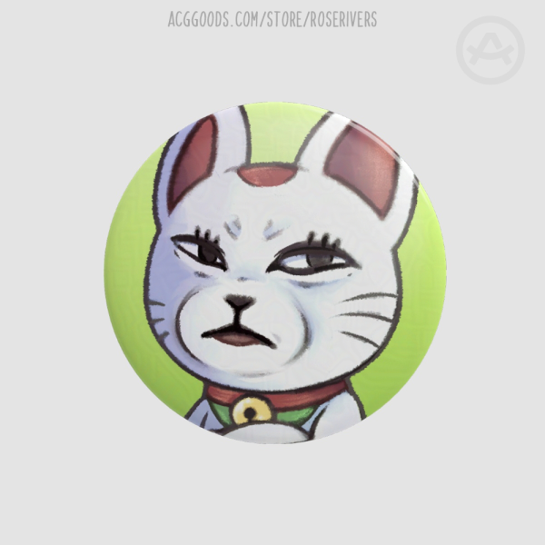 Dandadan Lucky Cat Turbo Granny - 44mm Pinback Button