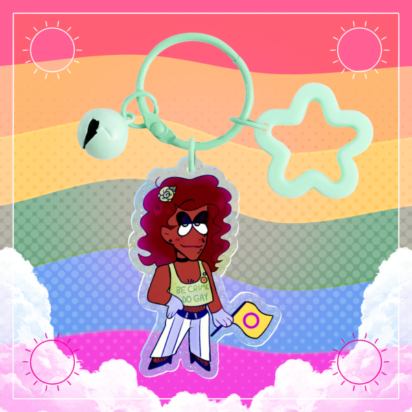 Leo Pride Month Keychain - V2
