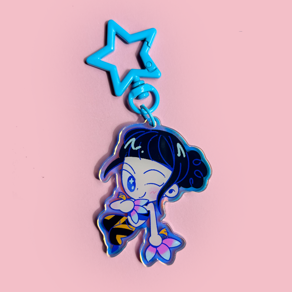 Zoey Rainbow Acrylic Charm | Kpop Demon Hunters