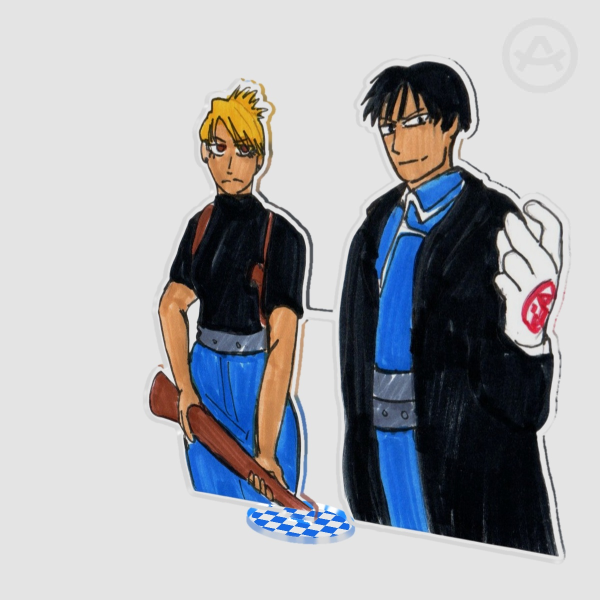 Roy and Riza Small Acrylic Standee
