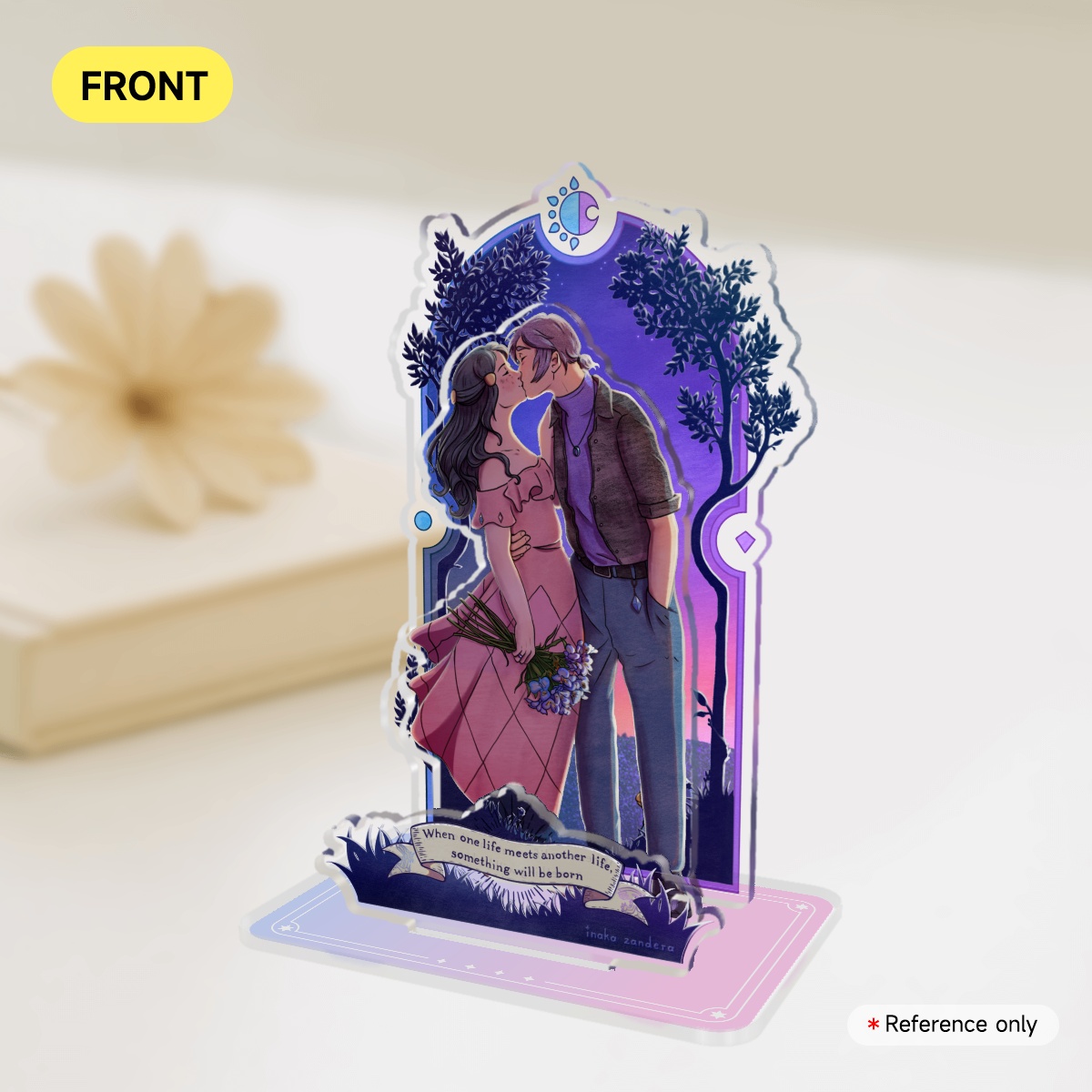 Ikarishipping 💙 Paul x Dawn 💜 | Triple Insert Acrylic Standee