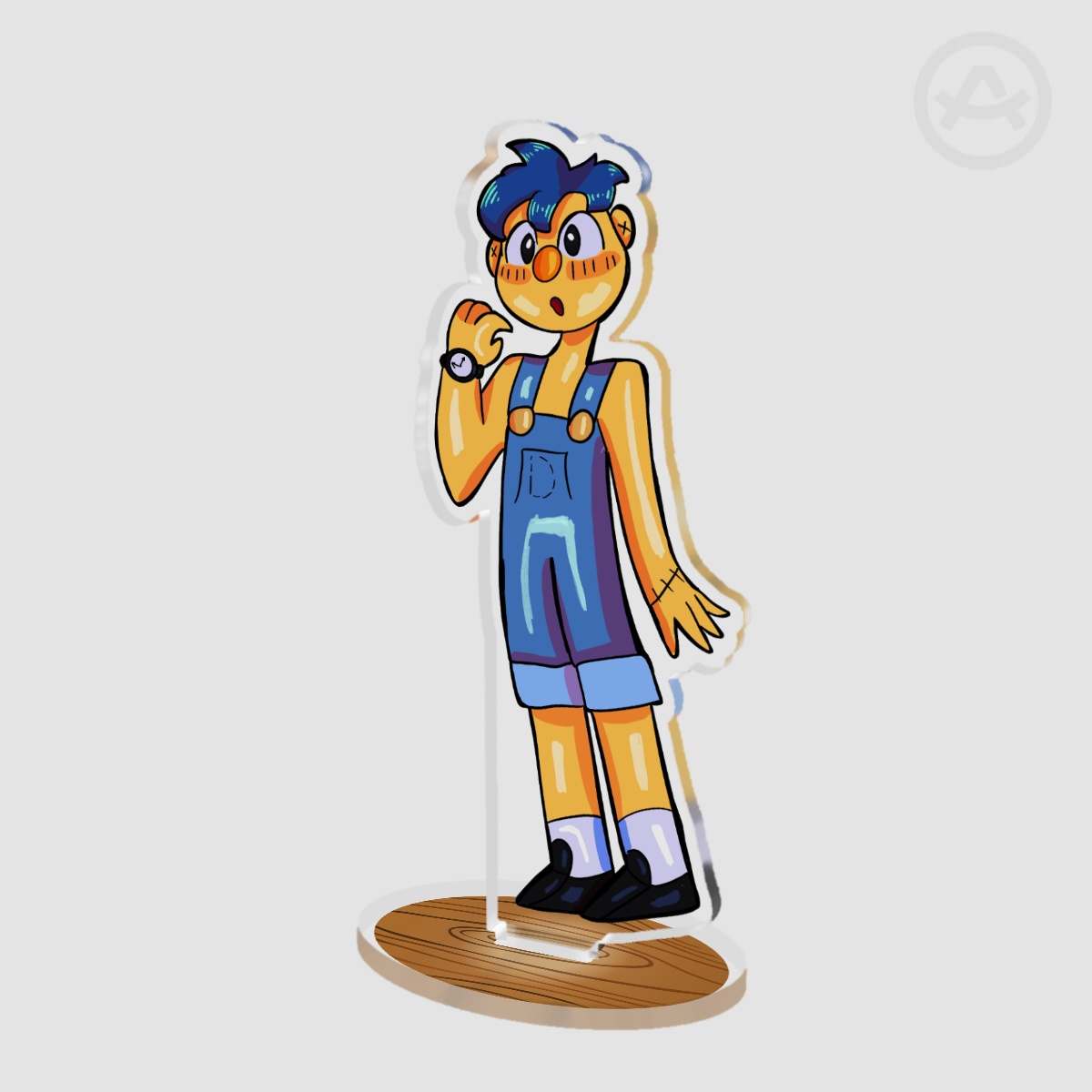 yellow guy acrylic mini standee