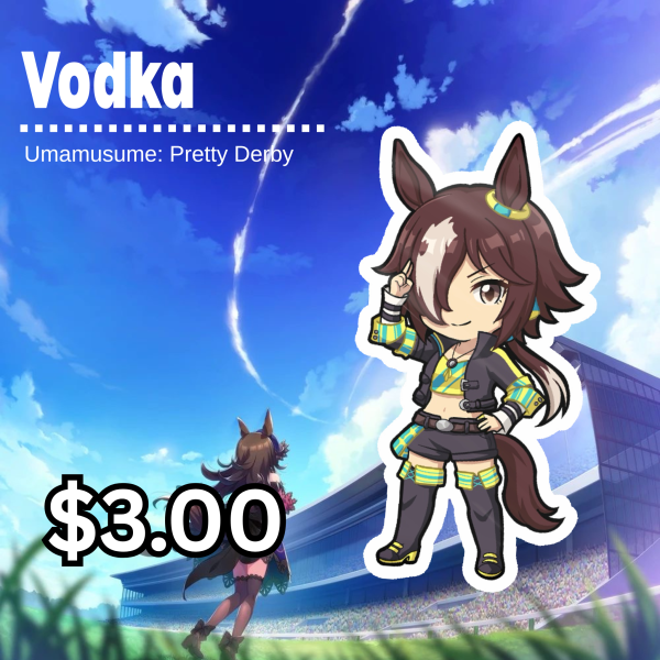 Vodka Chibi Sticker