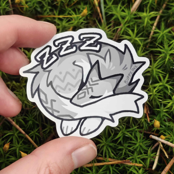 Grey Wolf ZZZ || Sticker