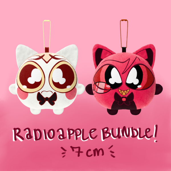 Radioapple Mochi Cats Plush Keychains Set