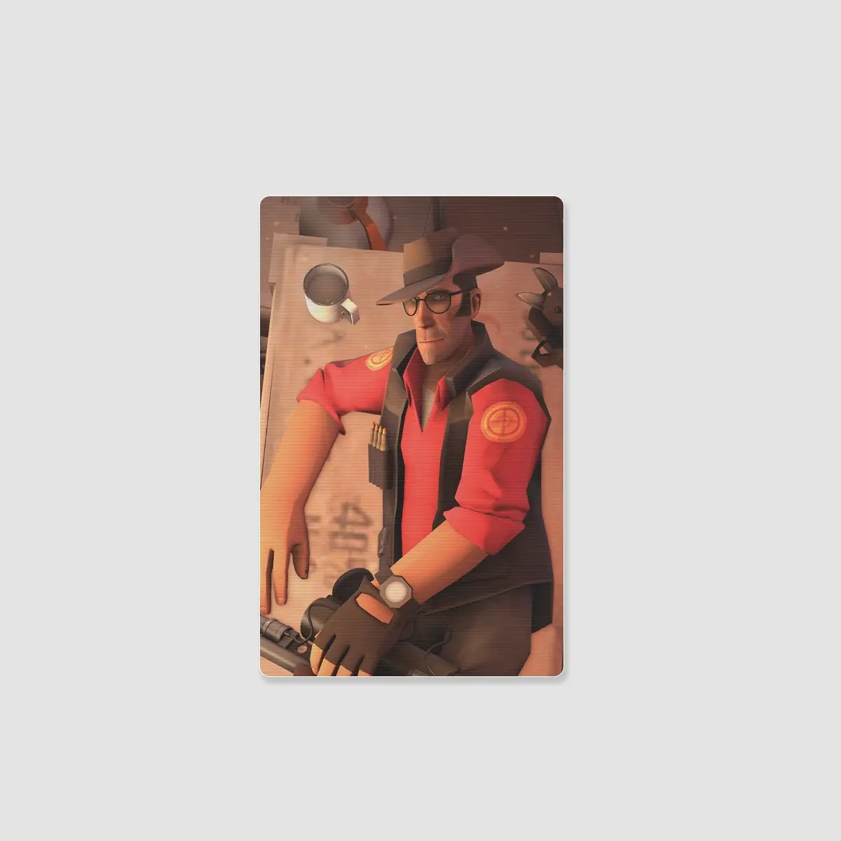 Sniper Bodypillow Lenticular Card (54x85mm)