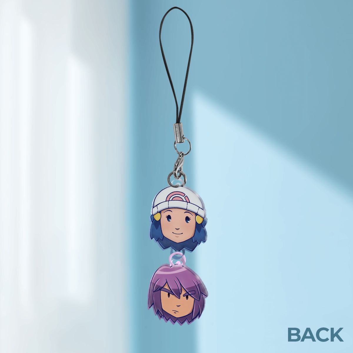 Ikarishipping 💙 Paul x Dawn 💜 | Connection Acrylic (Phone) Keychain