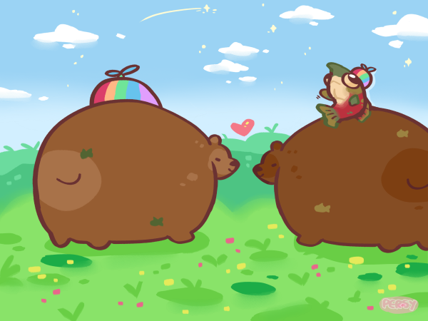 Bears in Love Print