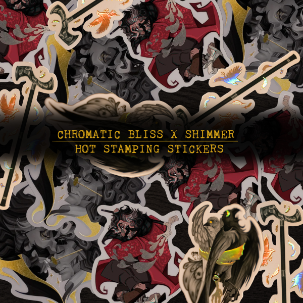 Chromatic Bliss x Shimmer ✦ Hot Stamping Stickers