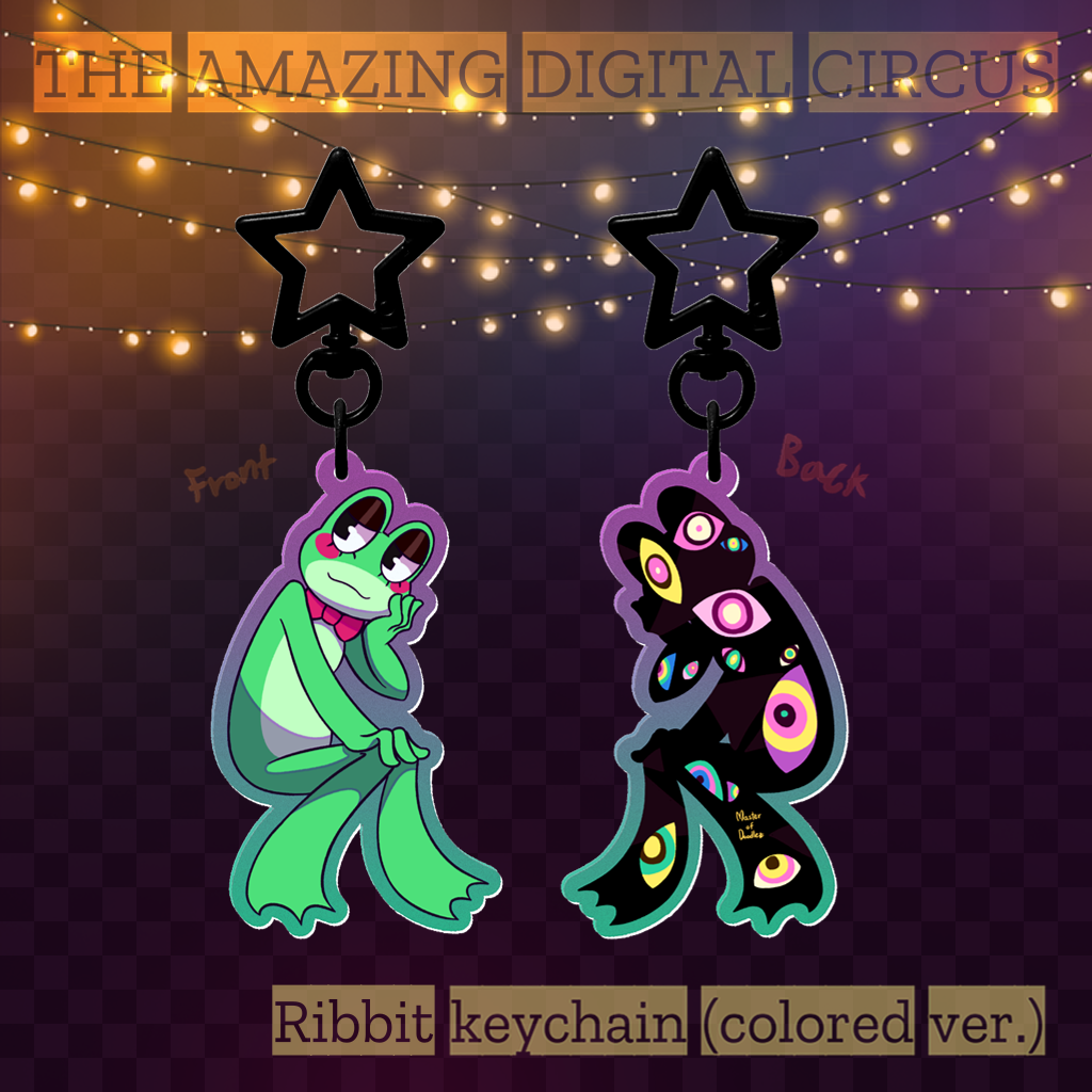 Ribbit (Colored ver.) Acrylic Keychain