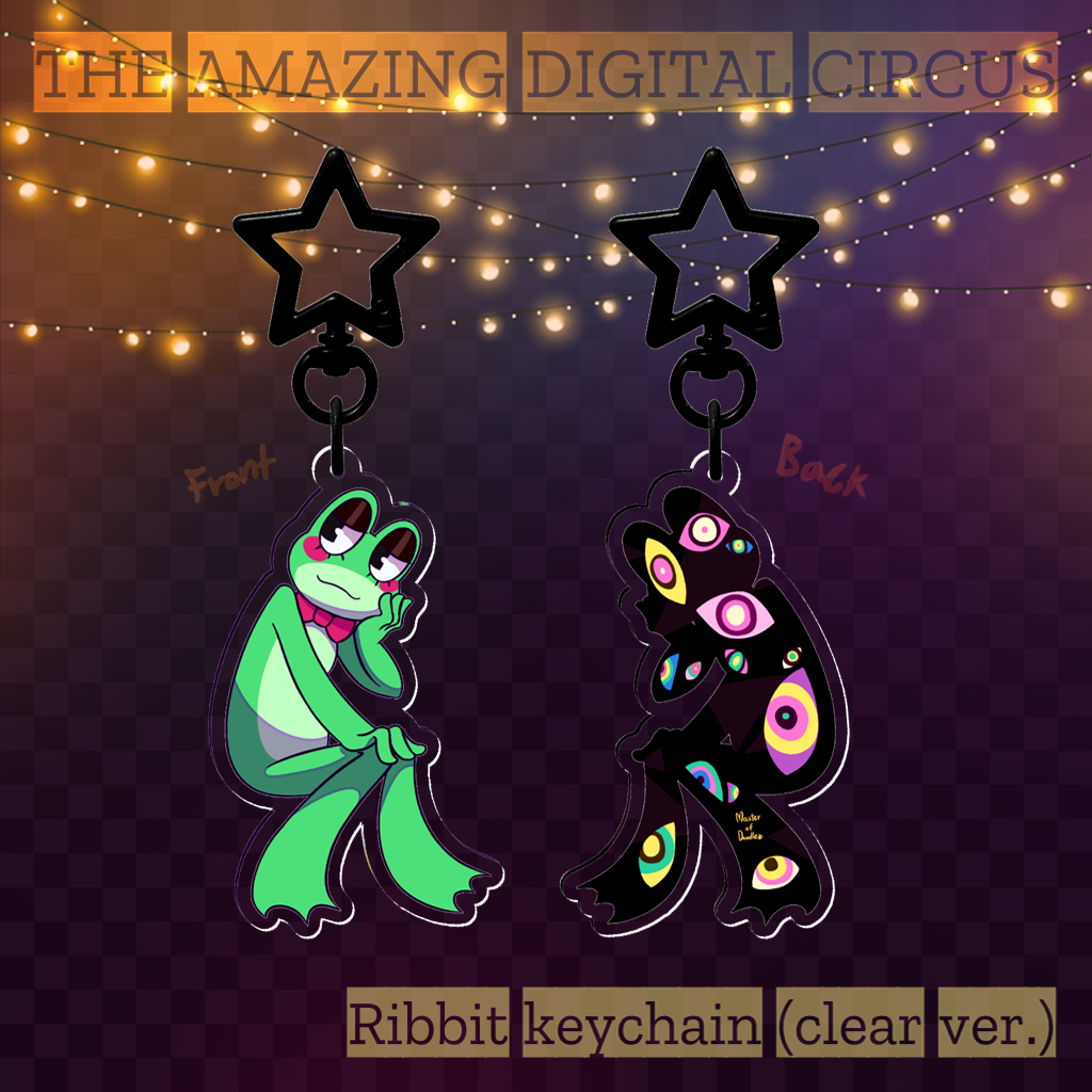 Ribbit (Clear ver.) Acrylic Keychain