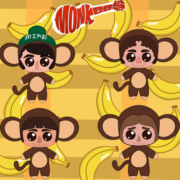 The Monkees Button Set