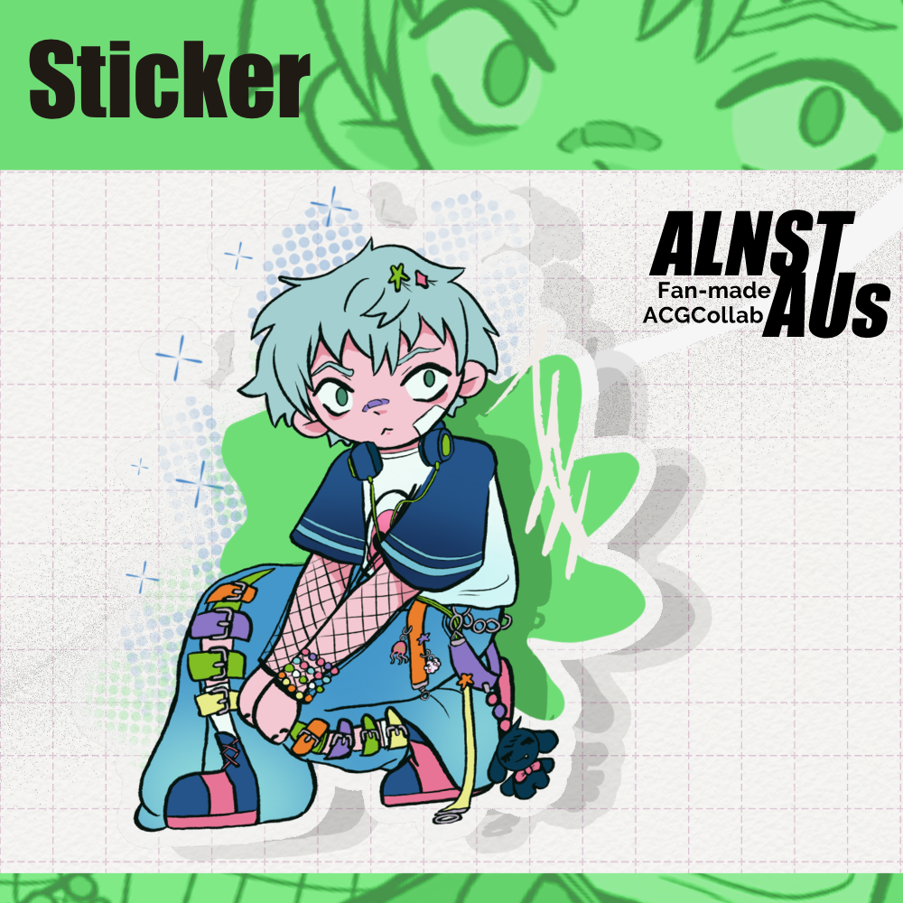 Till Harajuku Clear Vinyl Die Cut Stickers