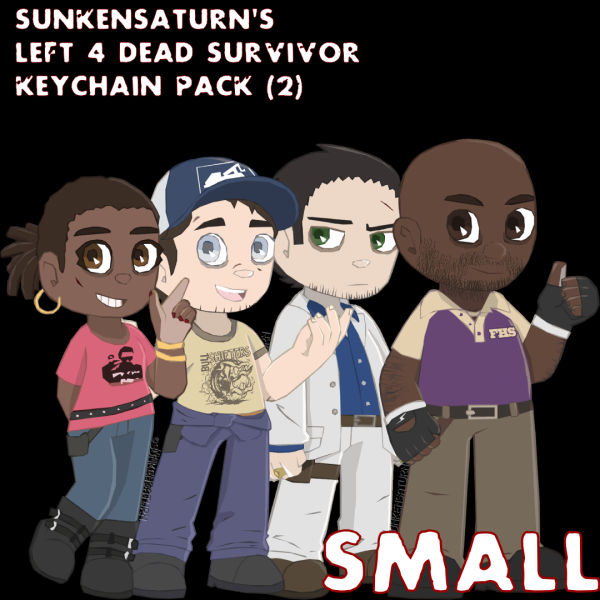 L4D Survivor SMALL Keychain Pack 2