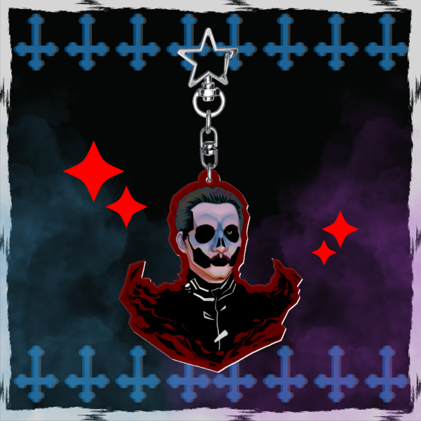 Papa Emeritus IV - Cardinal Copia ✦ GHOST [ACRYLIC KEYCHAIN]