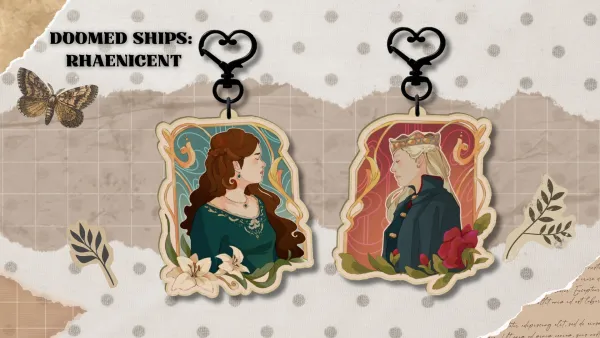 [ House of the Dragon ] - Rhaenicent wood keychains bundle