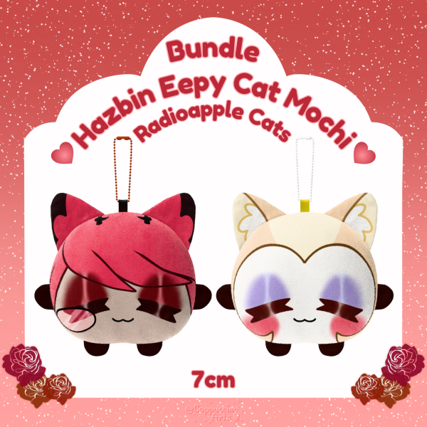 Eepy Radioapple Mochi Cats || Bundle || MOCHI PLUSHIES