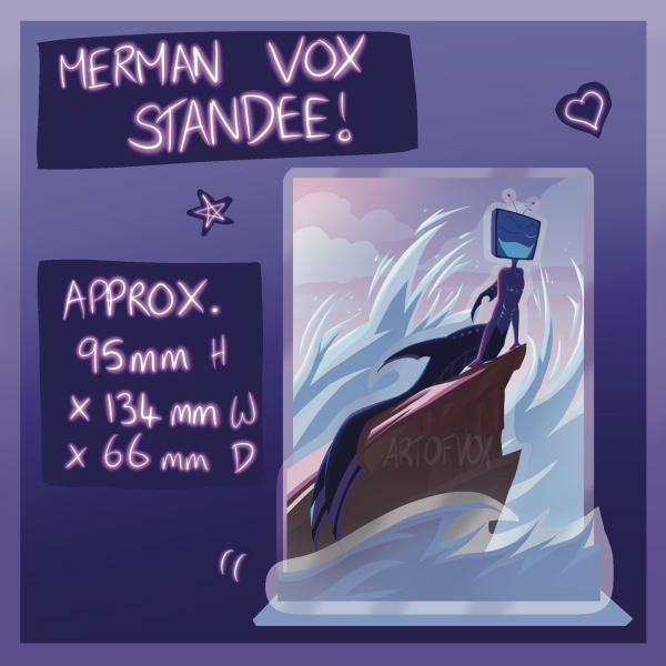 Merman Vox Acrylic Standee