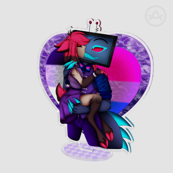 2026 Pride StaticRadio Kiss Standee