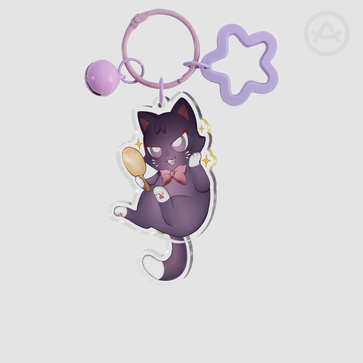 Scarameow - Tail-wagging Pendant