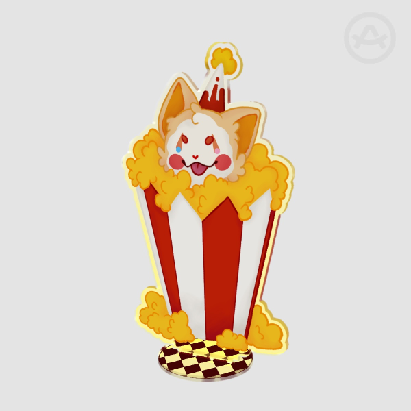 KittyBoom Popcorn Surprise Acrylic Standee