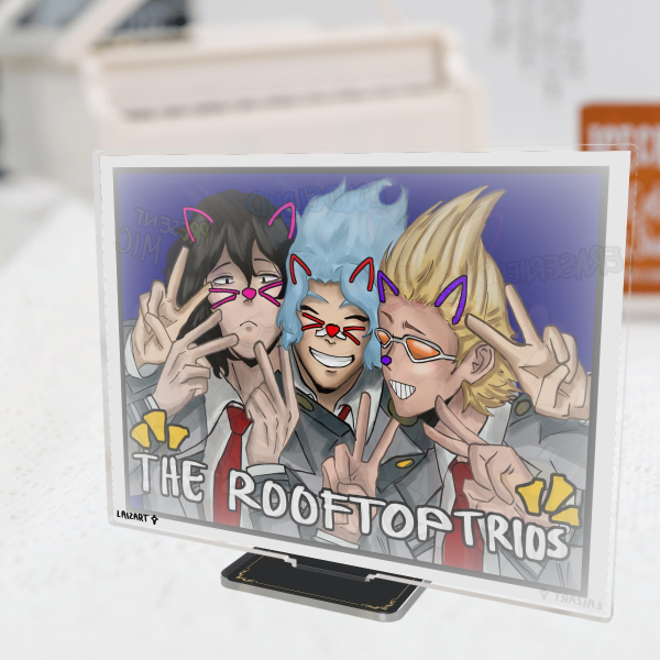 Rooftop Trios Photobooth Stand
