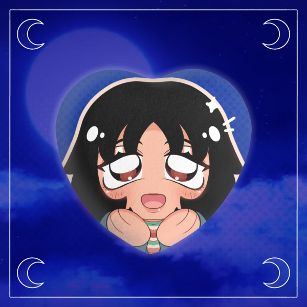 Anya Heart Plush Badge