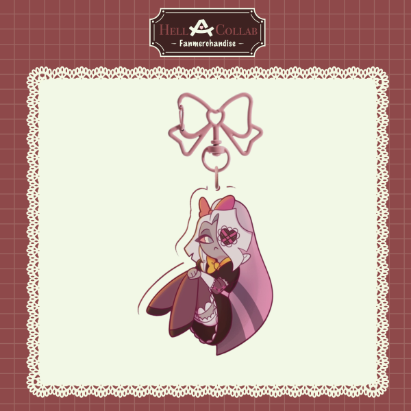 Vaggi Keychain || Maid Cafe Hell-a-Collab