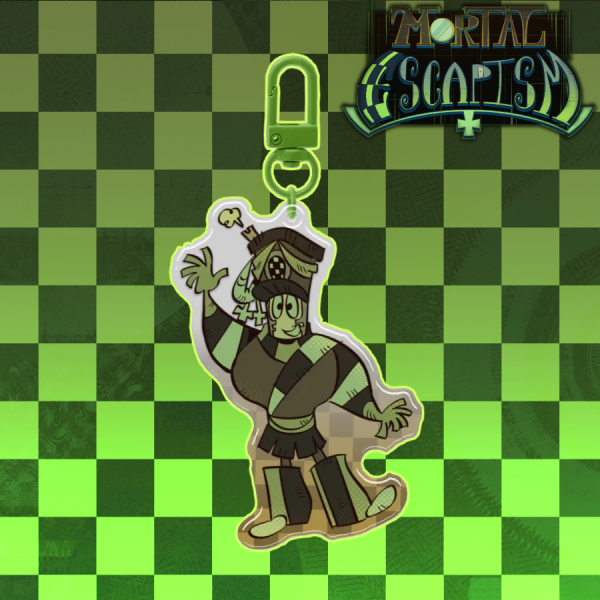 Sylvester Epoxy Keychain