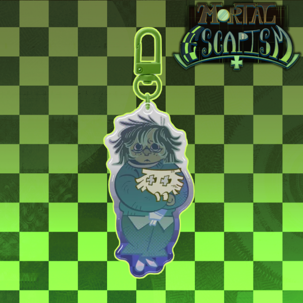 Šárka/Sarka Epoxy Keychain