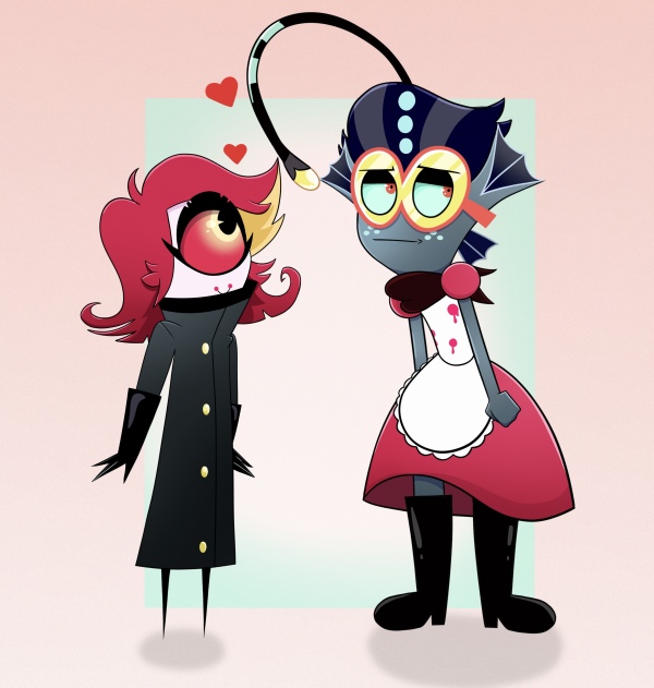Madmaid outfit swap standees
