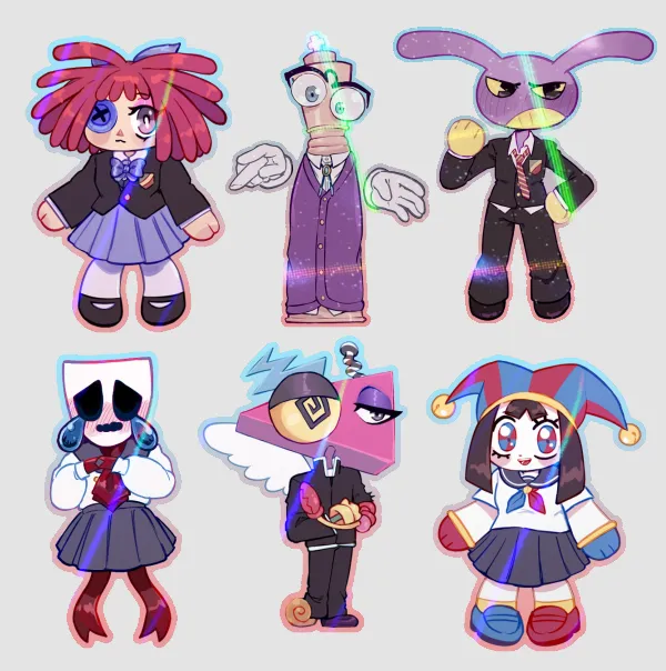 TADC Anime Adventure Sticker Set