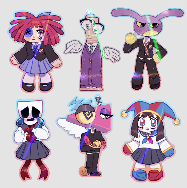 TADC Anime Adventure Sticker Set