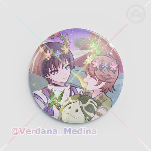 Kabukimono Round Badge (Button Pin)