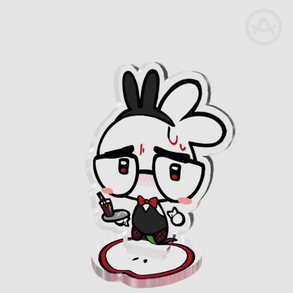 Bunny Softo Acrylic Stand