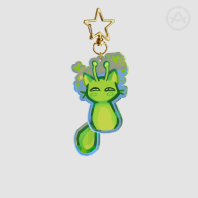 👽 Glorpi Cat "Happy" Keychain!⭐