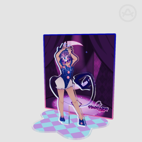 Double Insert Acrylic Standees