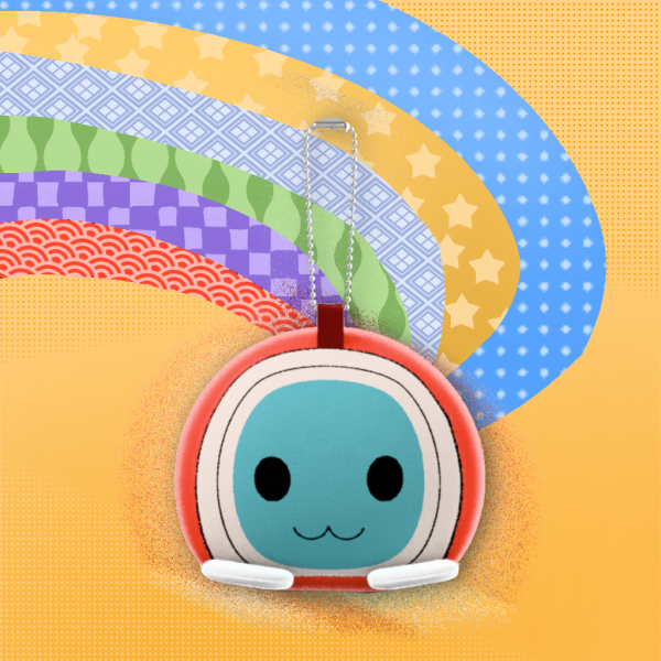 Katsu Wada Plush Keychain, Taiko No Tatsujin