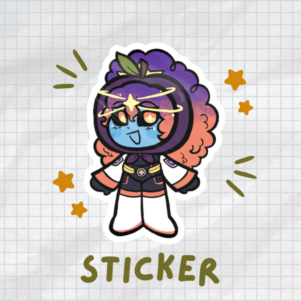Venus Apple sticker