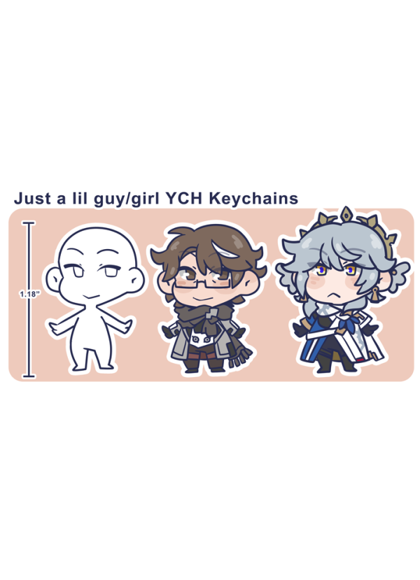 Just a lil guy/girl YCH Keychains
