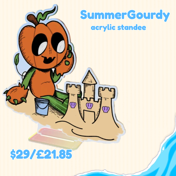 Summer Gourdy Standee!