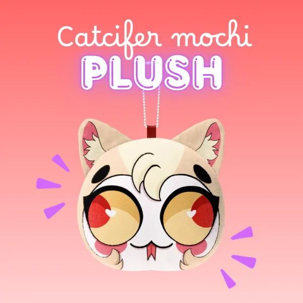 Meowcifer Mochi Keychain | PLUSH