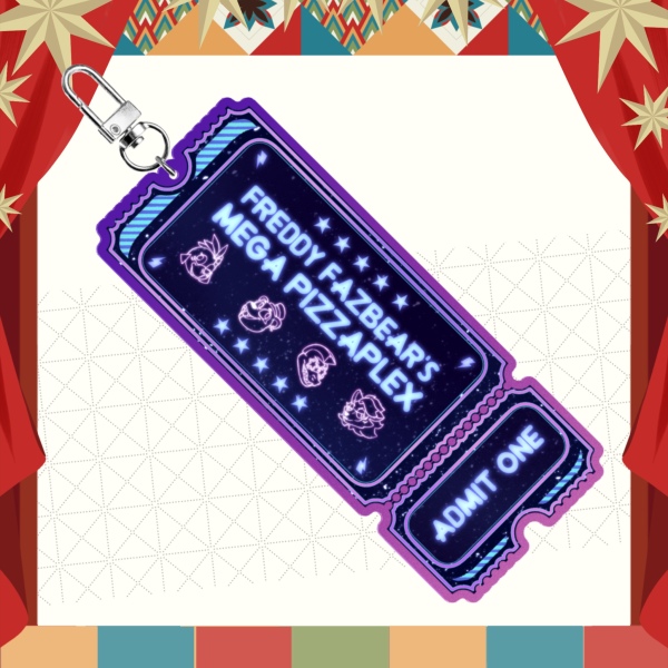 FNaF Security Breach - Ticket Charm