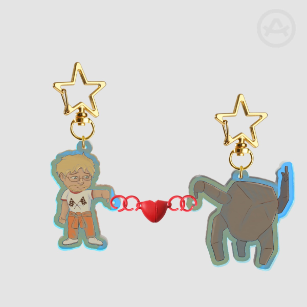 Grace Rocky Acrylic Magnet Keychain
