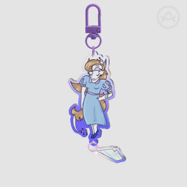 Beatrice Acrylic Keychain