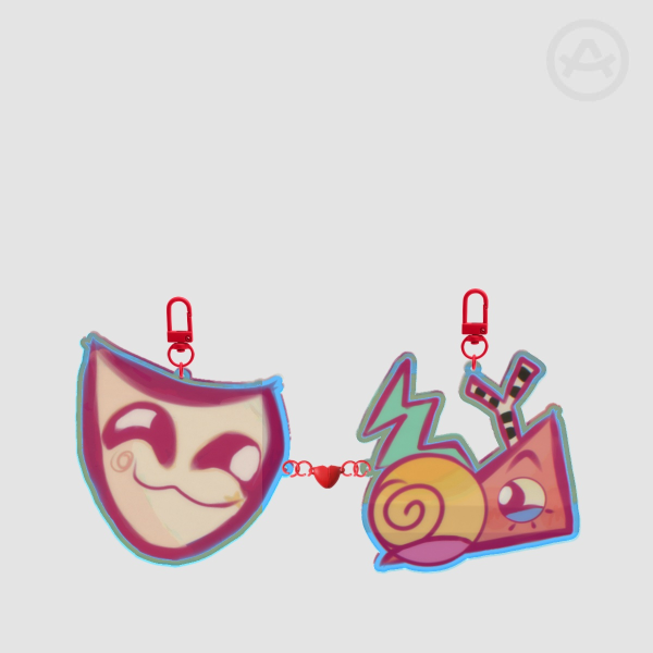 Abstragedy! Magnet Keychain